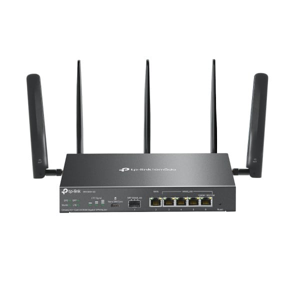 TP-LINK ER706W-4G – Router 4G+, Wi-Fi 6, AX3000, Nano SIM, 1 x SFP Gigabit, 5 x RJ45 Gigabit - TP-Link Omada ER706W-4G Router 4G+, Wi-Fi 6, AX3000, Nano SIM, 1 x SFP Gigabit, 5 x RJ45 Gigabit - TP-Link Omada ER706W-4G – TP-LINK ER706W-4G