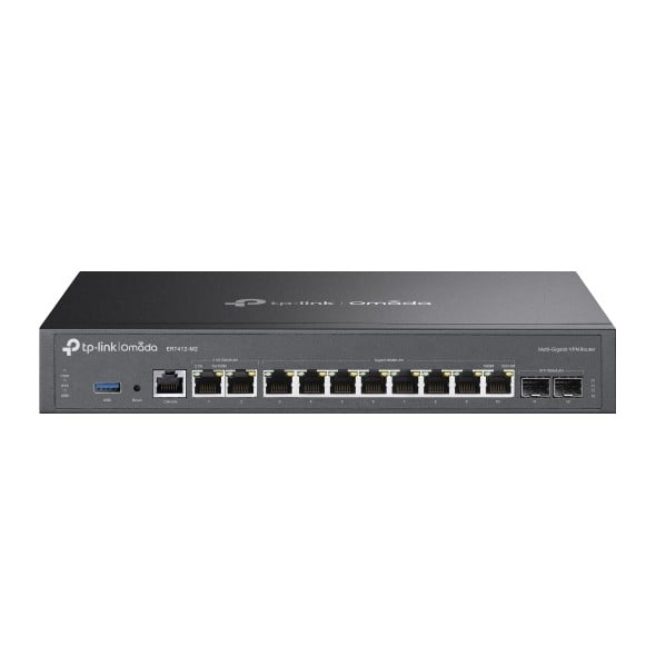 TP-LINK ER7412-M2 – Router VPN, 2 x RJ45 2.5G, 2 x SFP Gigabit, 8 x RJ45 Gigabit, 1 x USB, 1U - TP-Link Omada ER7412-M2 Router VPN, 2 x RJ45 2.5G, 2 x SFP Gigabit, 8 x RJ45 Gigabit, 1 x USB, 1U - TP-Link Omada ER7412-M2 – TP-LINK ER7412-M2