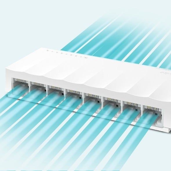 Switch LiteWave, 8 porturi RJ45 10/100 Mbps, Unmanaged - TP-Link LS1008