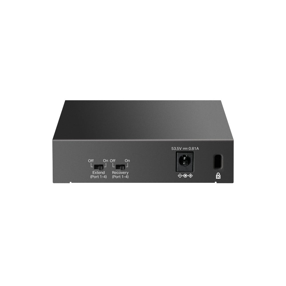 Switch LiteWave, 5 porturi RJ45 10/100Mbps, 4xPoE+, Unmanaged - TP-Link LS105LP