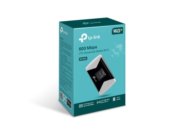 TP-LINK M7650 – Router portabil 4G, Wi-Fi 5, Micro SIM, microSD, Baterie 3000 mAh - TP-Link M7650 Router portabil 4G, Wi-Fi 5, Micro SIM, microSD, Baterie 3000 mAh - TP-Link M7650 – TP-LINK M7650
