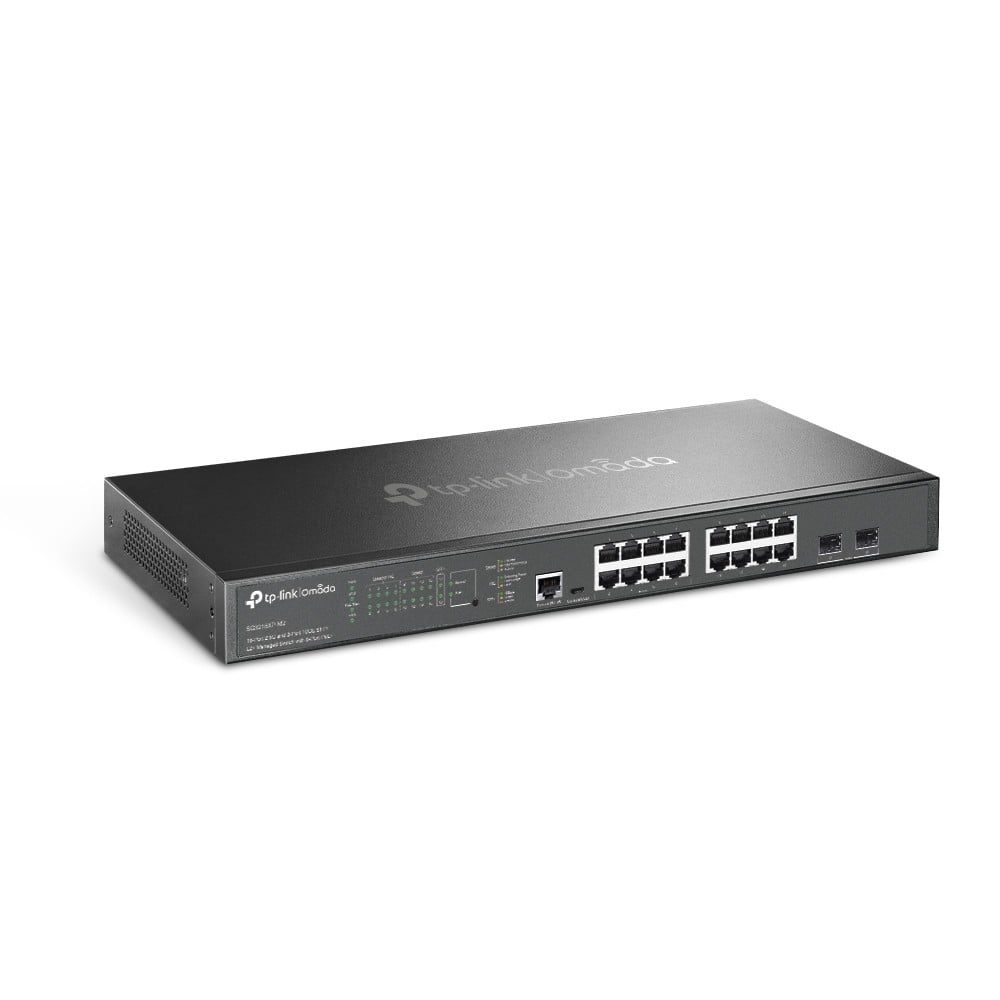 SG3218XP-M2 | TP-LINK | Switch 8 porturi PoE RJ45 2.5G, 8 x RJ45 2.5G, 2 x SFP+ 10G, L2 Management, 1U - TP-Link Omada SG3218XP-M2 Switch 8 porturi PoE RJ45 2.5G, 8 x RJ45 2.5G, 2 x SFP+ 10G, L2 Management, 1U - TP-Link Omada SG3218XP-M2
