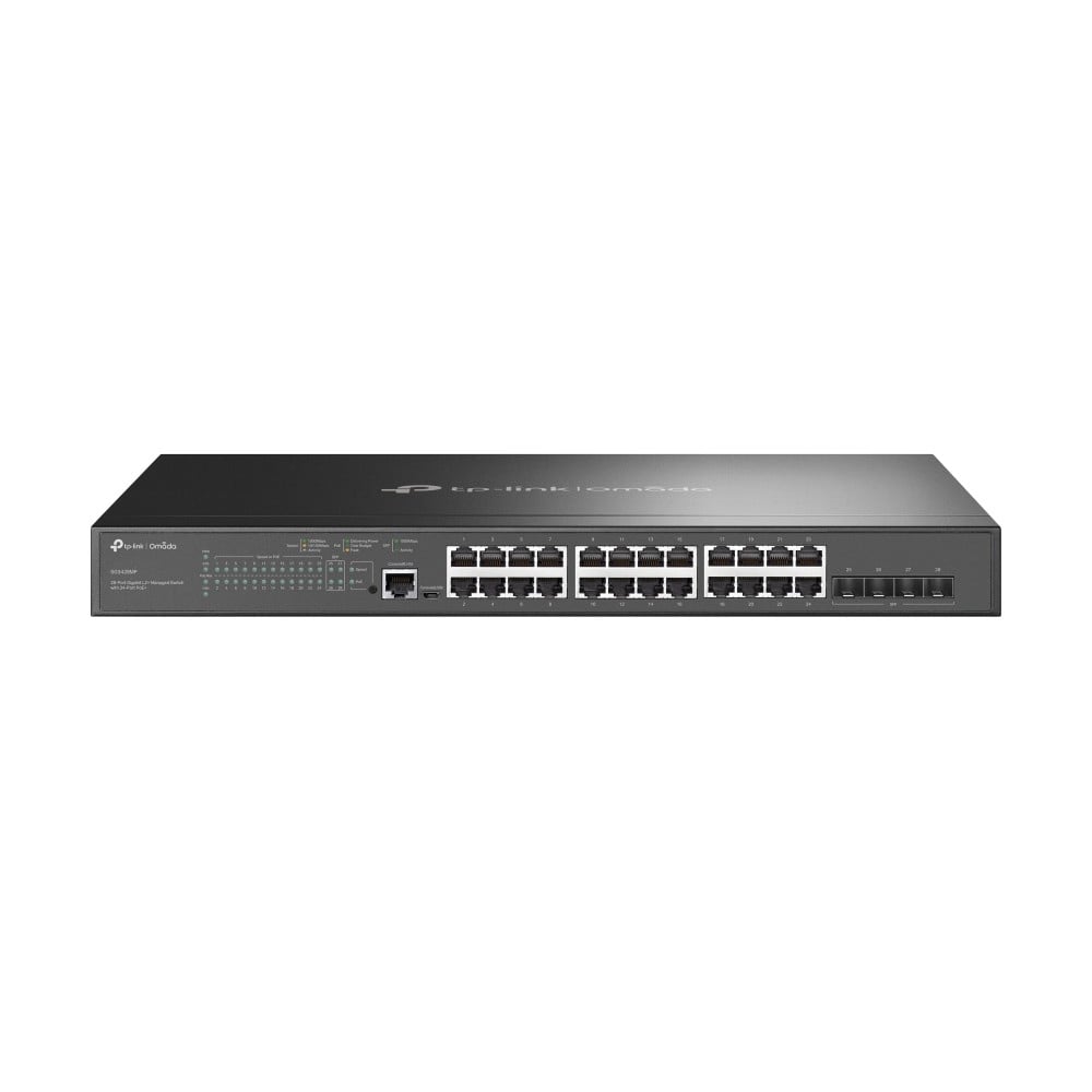 TP-LINK SG3428MP – Switch 24 porturi PoE RJ45 Gigabit, 4 x SFP Gigabit, L2 Management, 1U - TP-Link Omada SG3428MP Switch 24 porturi PoE RJ45 Gigabit, 4 x SFP Gigabit, L2 Management, 1U - TP-Link Omada SG3428MP – TP-LINK SG3428MP