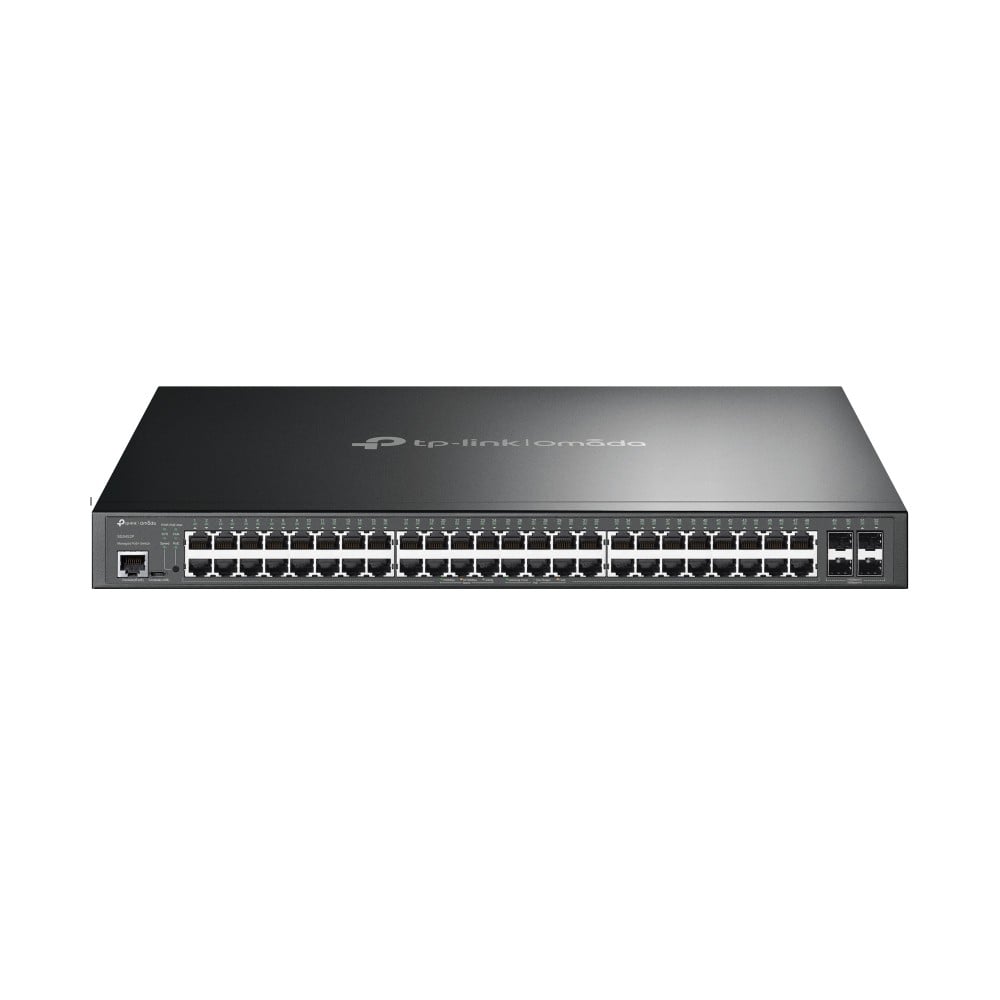 Switch 48 porturi PoE RJ45 Gigabit, 4 x SFP Gigabit, L2 Management, 1U - TP-Link Omada SG3452P