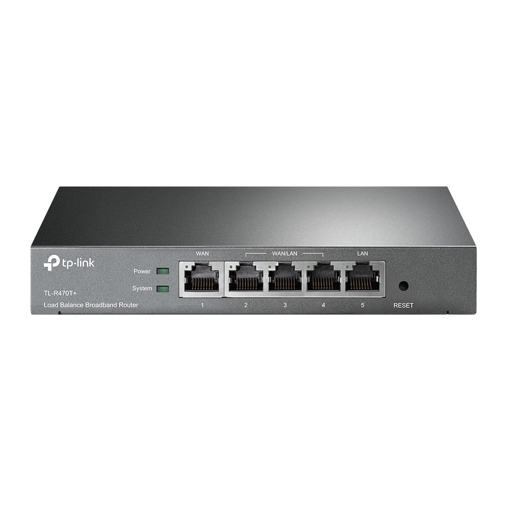 TP-LINK TL-R470T+ – Router 5 porturi RJ45 Gigabit, Load Balancing - TP-Link Omada TL-R470T+ Router 5 porturi RJ45 Gigabit, Load Balancing - TP-Link Omada TL-R470T+ – TP-LINK TL-R470T+