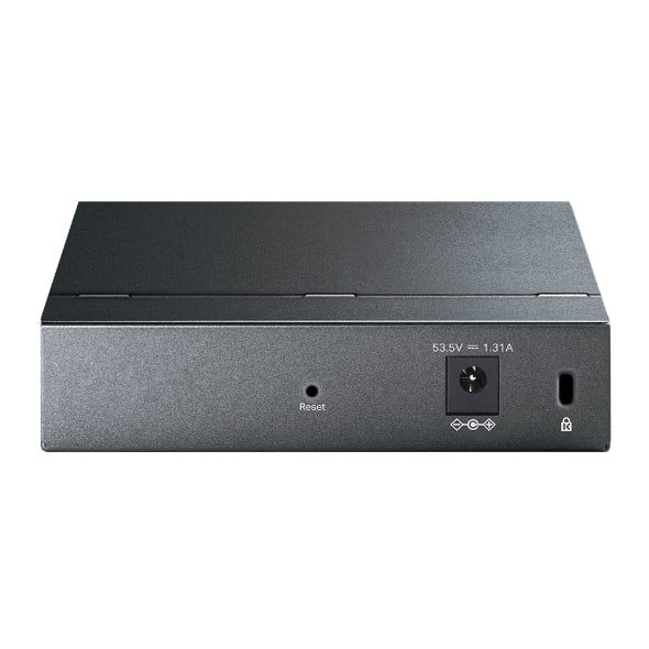 Switch 4 x RJ45 Gigabit PoE, 1 x RJ45 Gigabit, Buget PoE 65W, Easy Smart Managed - TP-Link TL-SG105PE