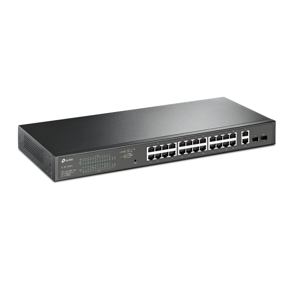 TL-SG1428PE | TP-LINK | Switch 24 porturi PoE+ Gigabit, 2 porturi RJ45 Gigabit, 2 x SFP Gigabit, Managed - TP-Link TL-SG1428PE Switch 24 porturi PoE+ Gigabit, 2 porturi RJ45 Gigabit, 2 x SFP Gigabit, Managed - TP-Link TL-SG1428PE