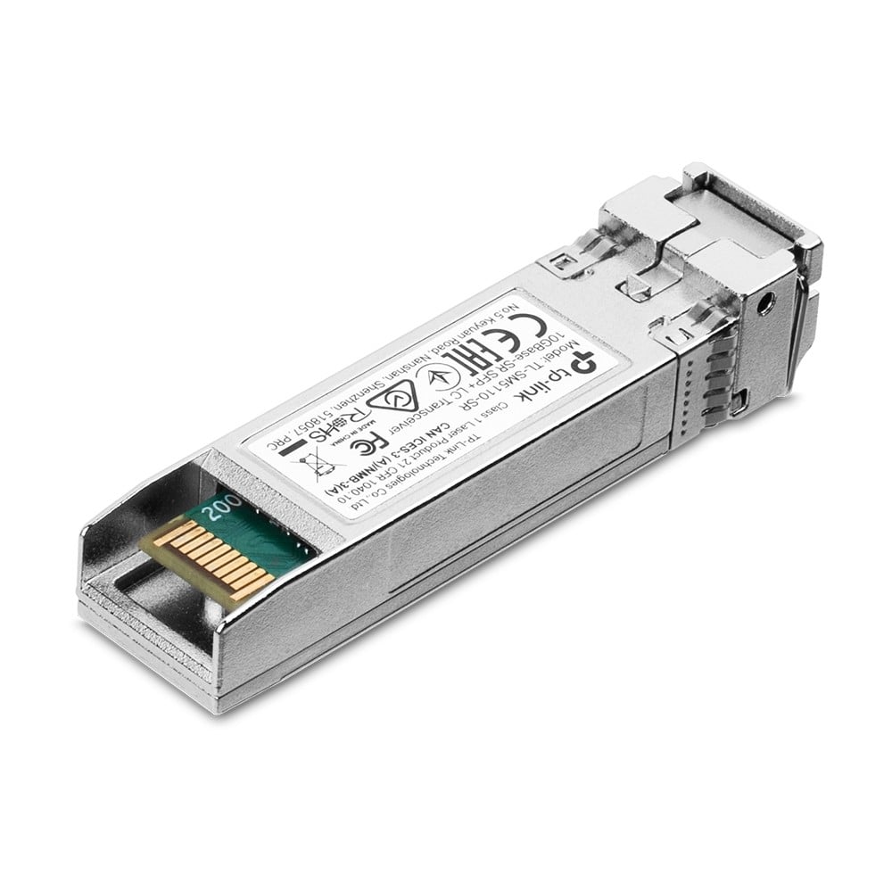 TP-LINK TL-SM5110-SR – TP-Link TL-SM5110-SR module de emisie-recepție pentru rețele Fibră optică 10000 Mbit/s SFP+ 850 nm TP-Link TL-SM5110-SR module de emisie-recepție pentru rețele Fibră optică 10000 Mbit/s SFP+ 850 nm – TP-LINK TL-SM5110-SR