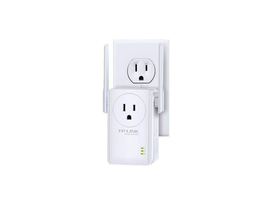 Range Extender Wi-Fi 4, 300 Mbps, Passthrough, 1 x RJ45 10/100 Mbps - TP-Link TL-WA860RE