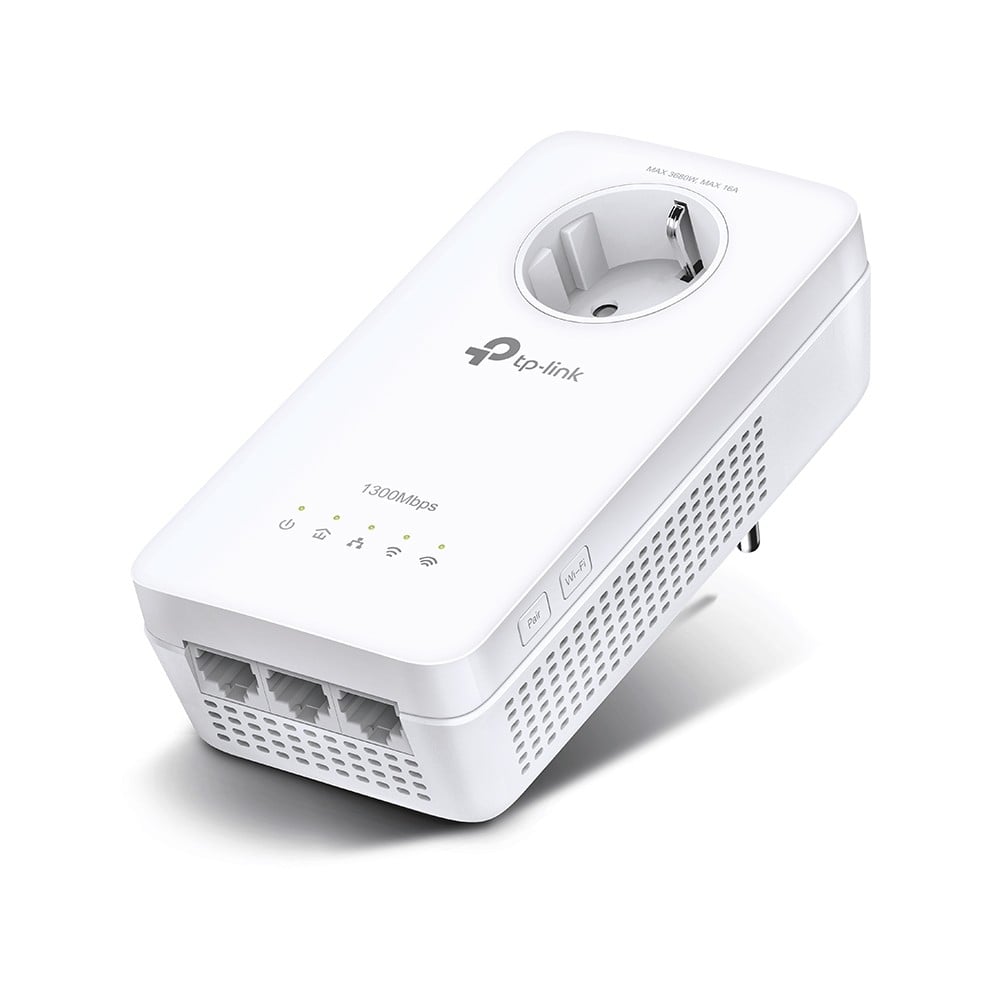 TL-WPA8631P | TP-LINK | Powerline AV1300, Wi-Fi 5, AC1200 Dual-Band, 3 x RJ45 Gigabit - TP-Link TL-WPA8631P Powerline AV1300, Wi-Fi 5, AC1200 Dual-Band, 3 x RJ45 Gigabit - TP-Link TL-WPA8631P