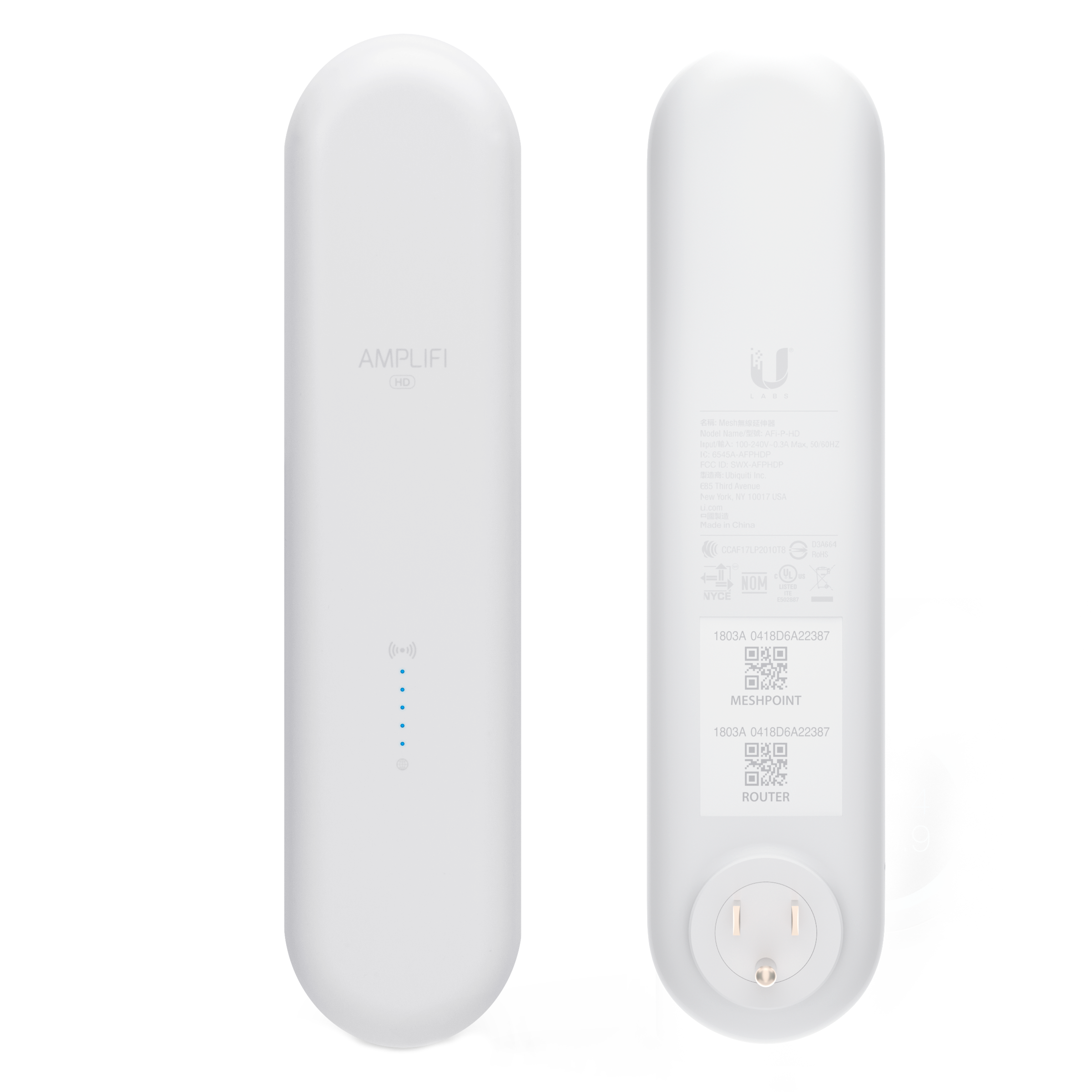 Ubiquiti AFI-HD AmpliFi HD router wireless Gigabit Ethernet Bandă dublă (2.4 GHz/ 5 GHz) Alb – Ubiquiti AFI-HD