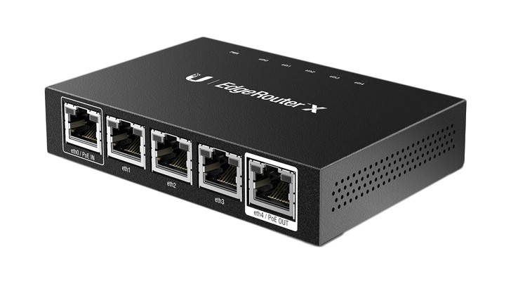 Ubiquiti ER-X – Ubiquiti Networks ER-X router cu fir Negru Ubiquiti Networks ER-X router cu fir Negru – Ubiquiti ER-X