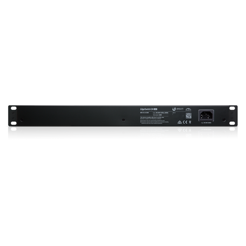 ES-24-250W | Ubiquiti | Ubiquiti Networks ES-24-250W switch-uri Gestionate L2/L3 Gigabit Ethernet (10/100/1000) Power over Ethernet (PoE) Suport 1U Negru Ubiquiti Networks ES-24-250W switch-uri Gestionate L2/L3 Gigabit Ethernet (10/100/1000) Power over Ethernet (PoE) Suport 1U Negru