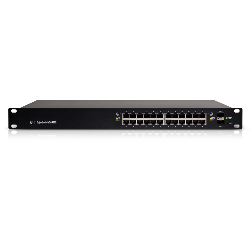 ES-24-250W | Ubiquiti | Ubiquiti Networks ES-24-250W switch-uri Gestionate L2/L3 Gigabit Ethernet (10/100/1000) Power over Ethernet (PoE) Suport 1U Negru Ubiquiti Networks ES-24-250W switch-uri Gestionate L2/L3 Gigabit Ethernet (10/100/1000) Power over Ethernet (PoE) Suport 1U Negru