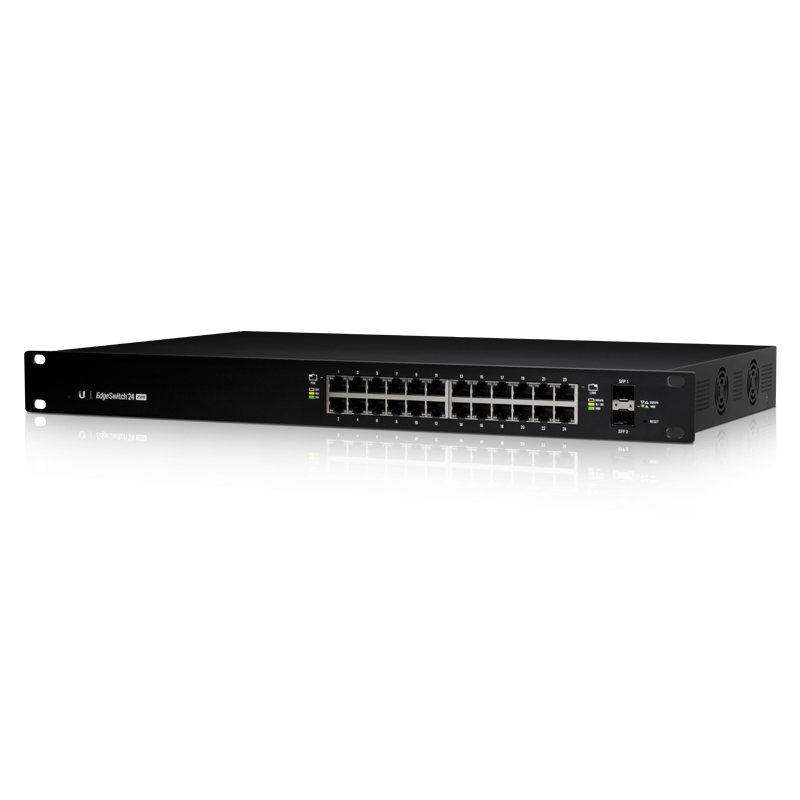 ES-24-250W | Ubiquiti | Ubiquiti Networks ES-24-250W switch-uri Gestionate L2/L3 Gigabit Ethernet (10/100/1000) Power over Ethernet (PoE) Suport 1U Negru Ubiquiti Networks ES-24-250W switch-uri Gestionate L2/L3 Gigabit Ethernet (10/100/1000) Power over Ethernet (PoE) Suport 1U Negru