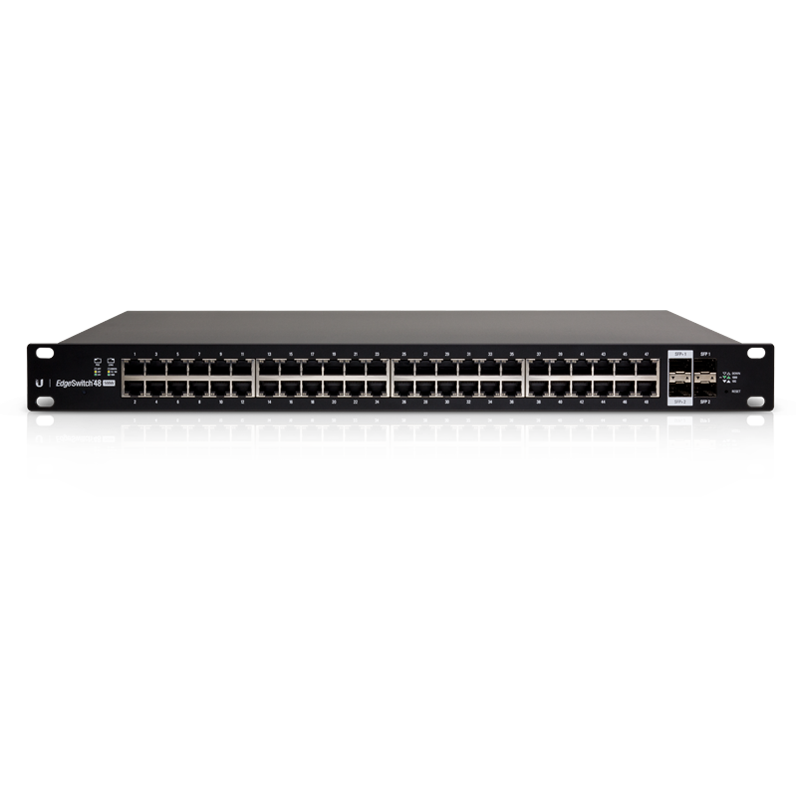 Ubiquiti Networks ES-48-500W switch-uri Gestionate L2/L3 Gigabit Ethernet (10/100/1000) Power over Ethernet (PoE) Suport 1U Negru