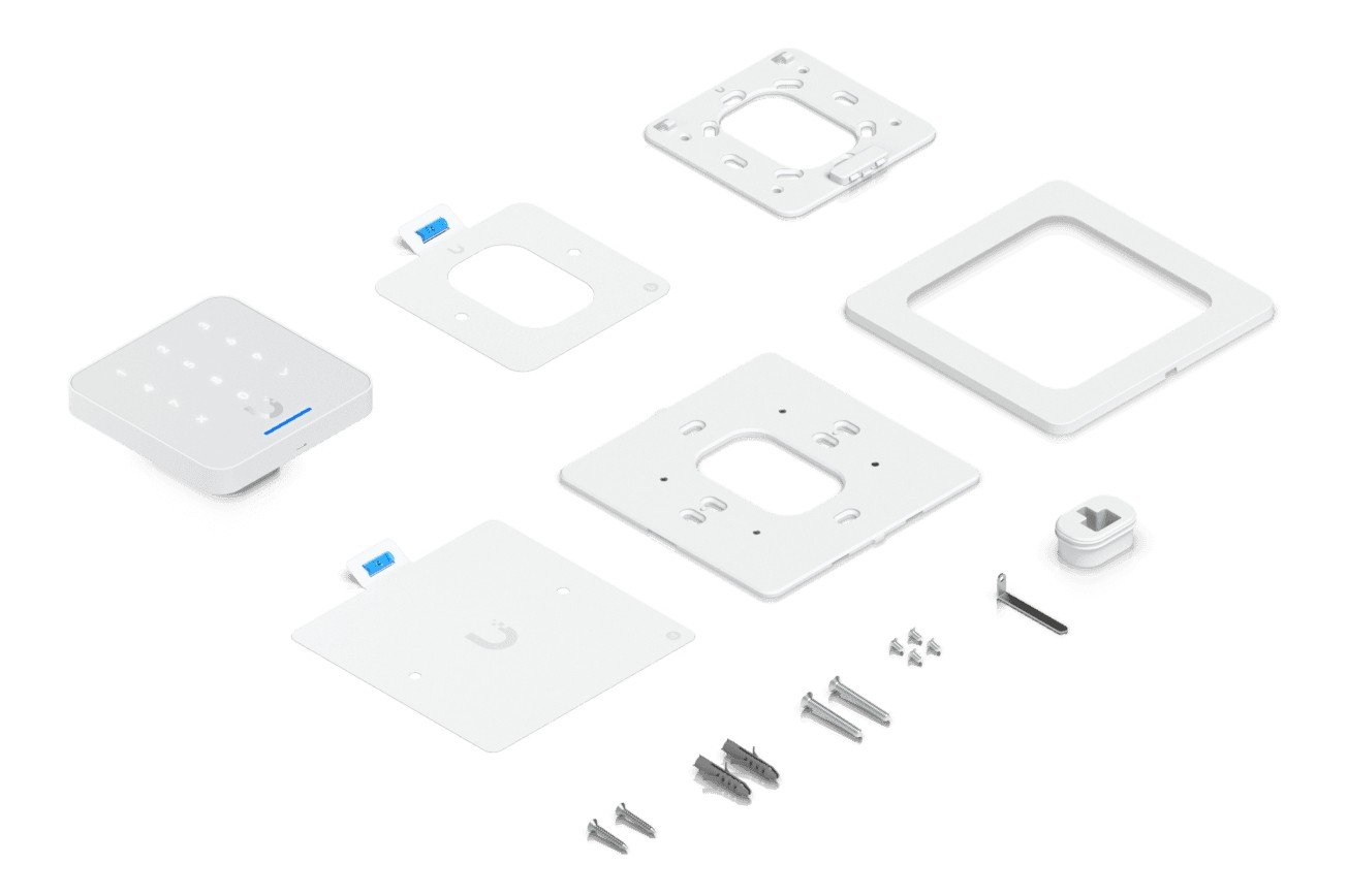 Ubiquiti UniFi Access Reader Flex – Cititor control acces RFID/NFC, montaj flexibil, PoE, Alb – Ubiquiti UA-G3-Flex-W