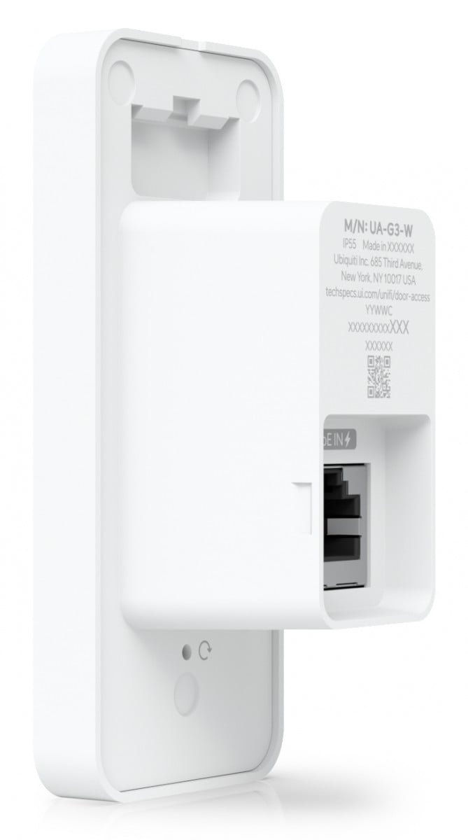 Ubiquiti UniFi Access Reader G3-W – Cititor control acces RFID/NFC de bază, PoE, LED integrat, Alb – Ubiquiti UA-G3-W