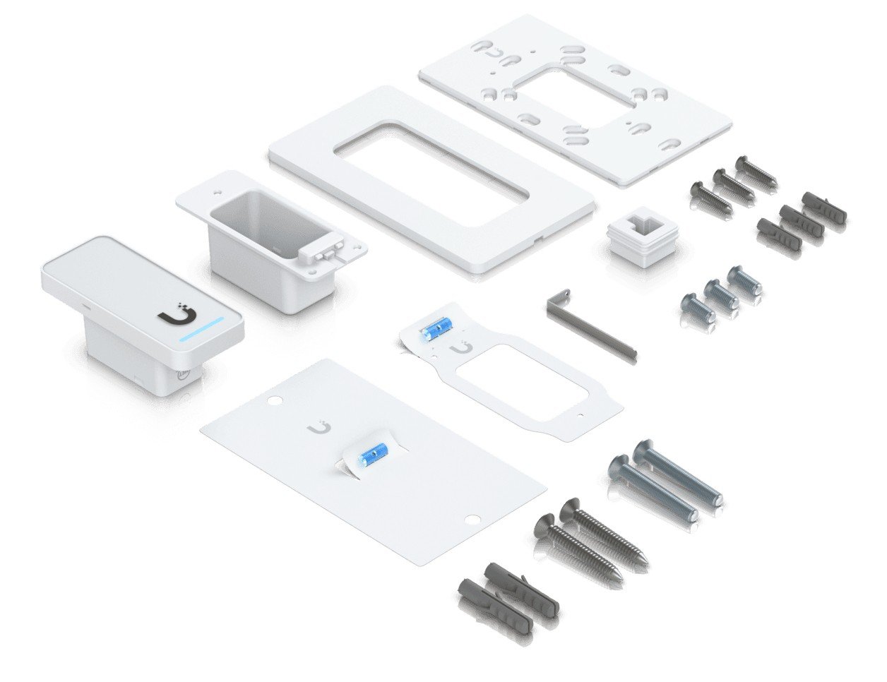Ubiquiti UniFi Access Reader G3-W – Cititor control acces RFID/NFC de bază, PoE, LED integrat, Alb – Ubiquiti UA-G3-W