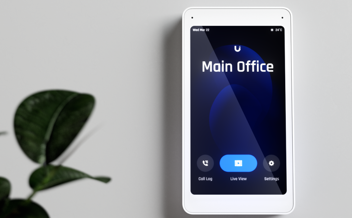 Ubiquiti UniFi Access Intercom Viewer – Vizualizator video pentru interfon UniFi Access, ecran tactil, PoE – Ubiquiti UA-Intercom-Viewer