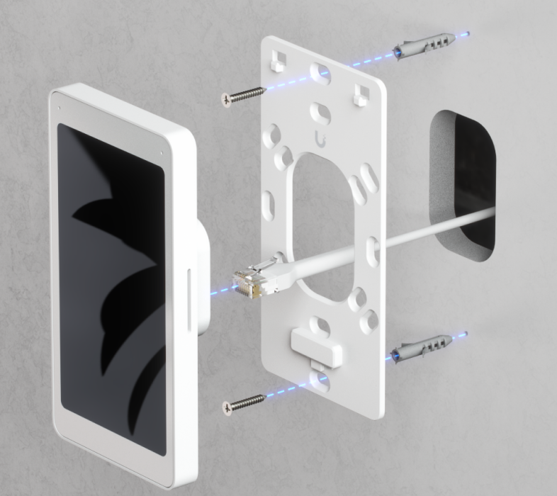 Ubiquiti UniFi Access Intercom Viewer – Vizualizator video pentru interfon UniFi Access, ecran tactil, PoE – Ubiquiti UA-Intercom-Viewer