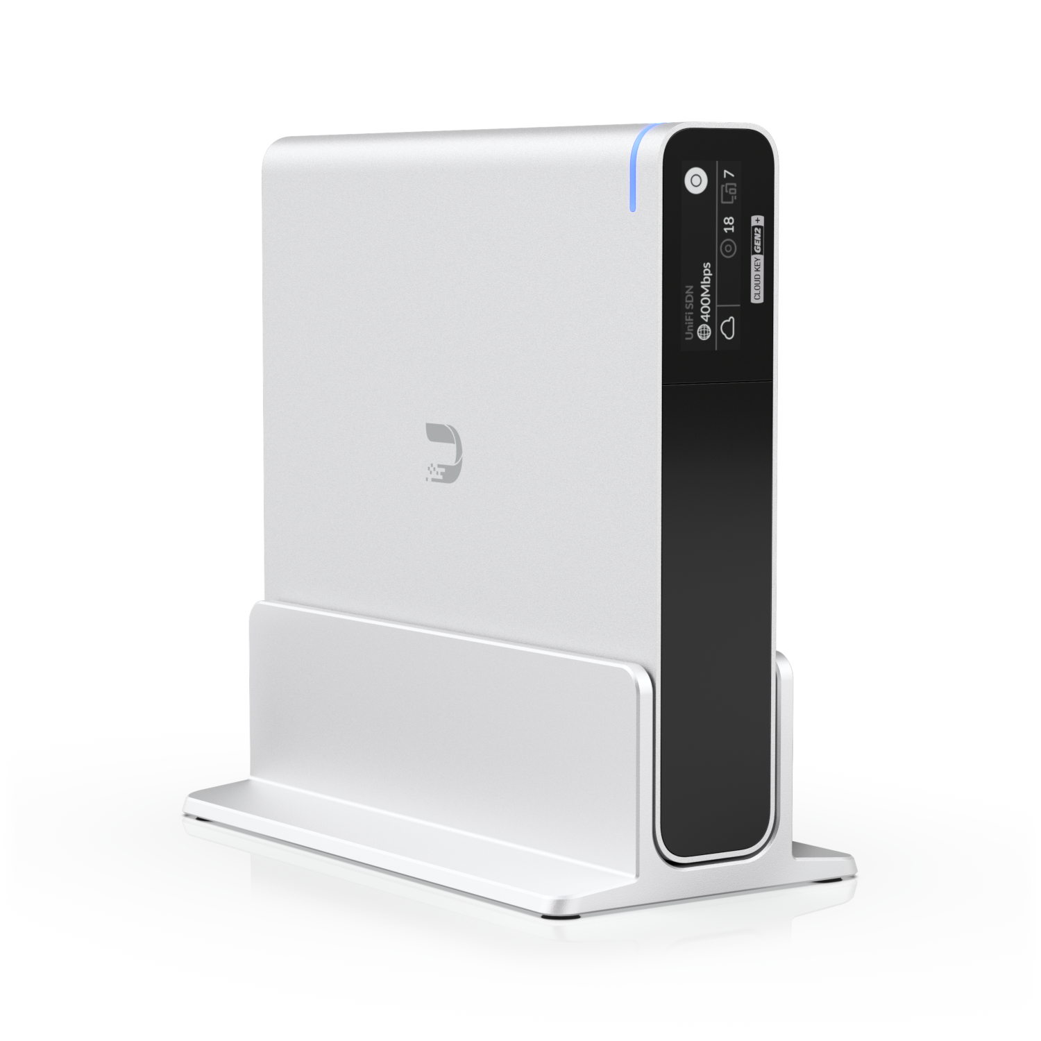 Ubiquiti UACC-CKG2-PLUS-STAND – Suport vertical pentru UniFi Cloud Key Gen2 Plus, aluminiu, Negru – Ubiquiti UACC-CKG2-PLUS STAND