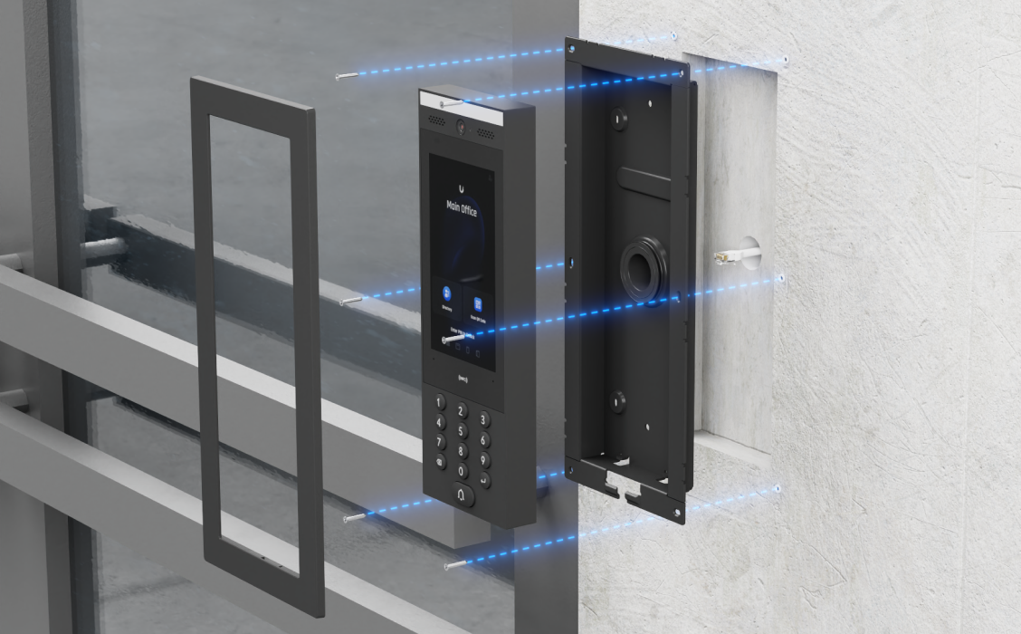 Ubiquiti UACC-Intercom-FM – Interfon inteligent cu montaj în perete pentru sistemele UniFi Access – Ubiquiti UACC-Intercom-FM