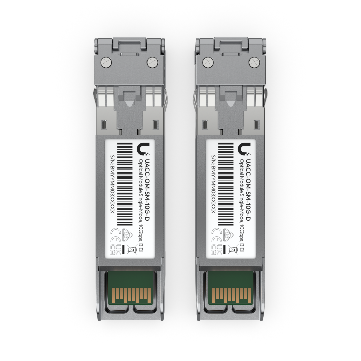 Ubiquiti Networks UACC-OM-SM-10G-D-2 module de emisie-recepție pentru rețele Fibră optică 10000 Mbit/s SFP+ 1310 nm