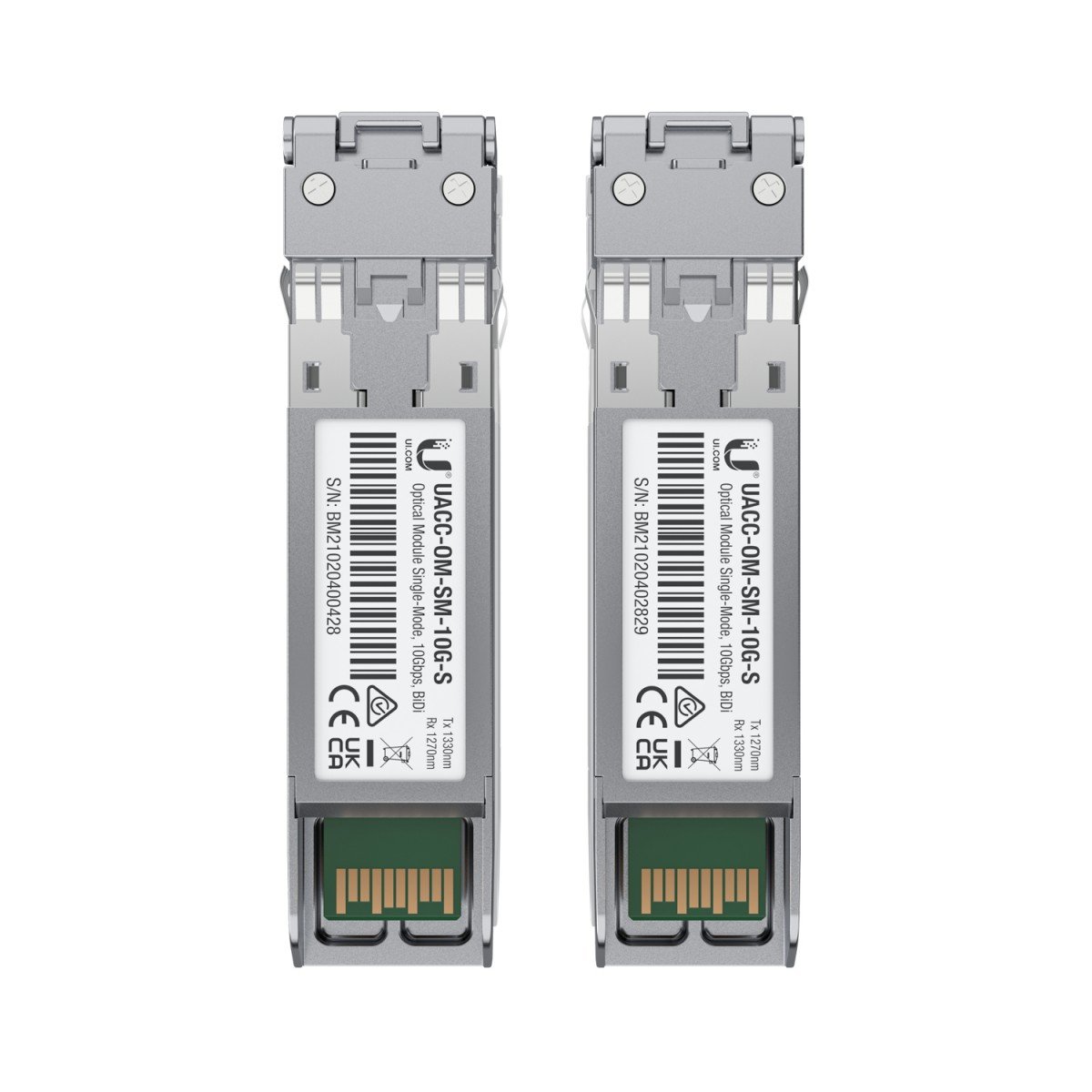Ubiquiti Networks UACC-OM-SM-10G-S-2 module de emisie-recepție pentru rețele Fibră optică 10000 Mbit/s