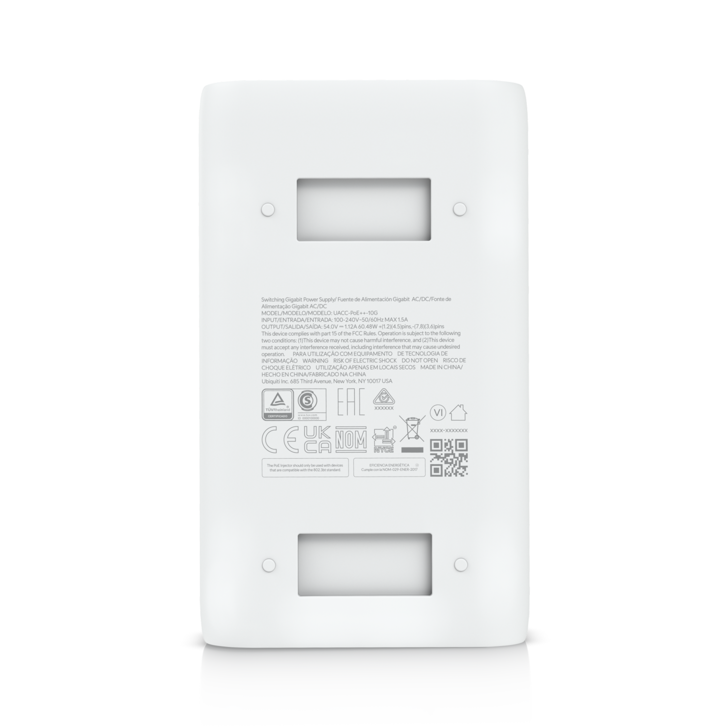 Ubiquiti UACC-PoE++-10G – Ubiquiti UACC-PoE++-10G – Adaptor PoE++ 54V cu port 10 Gigabit Ethernet pentru echipamente UniFi Ubiquiti UACC-PoE++-10G – Adaptor PoE++ 54V cu port 10 Gigabit Ethernet pentru echipamente UniFi – Ubiquiti UACC-PoE++-10G