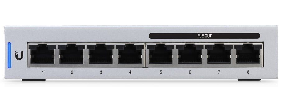 Ubiquiti US-8-60W-5 Networks UniFi 5 x Switch 8 Gestionate Gigabit Ethernet (10/100/1000) Power over Ethernet (PoE) Suport Gri