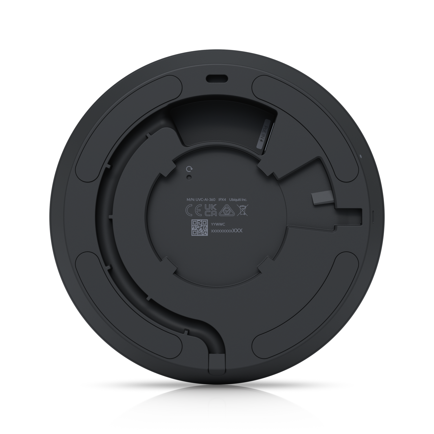 Ubiquiti UniFi AI 360 Dome – Cameră IP 360° Full HD 1920x1920, Interior/Exterior, Montaj tavan/perete – Ubiquiti UVC-AI-360-W