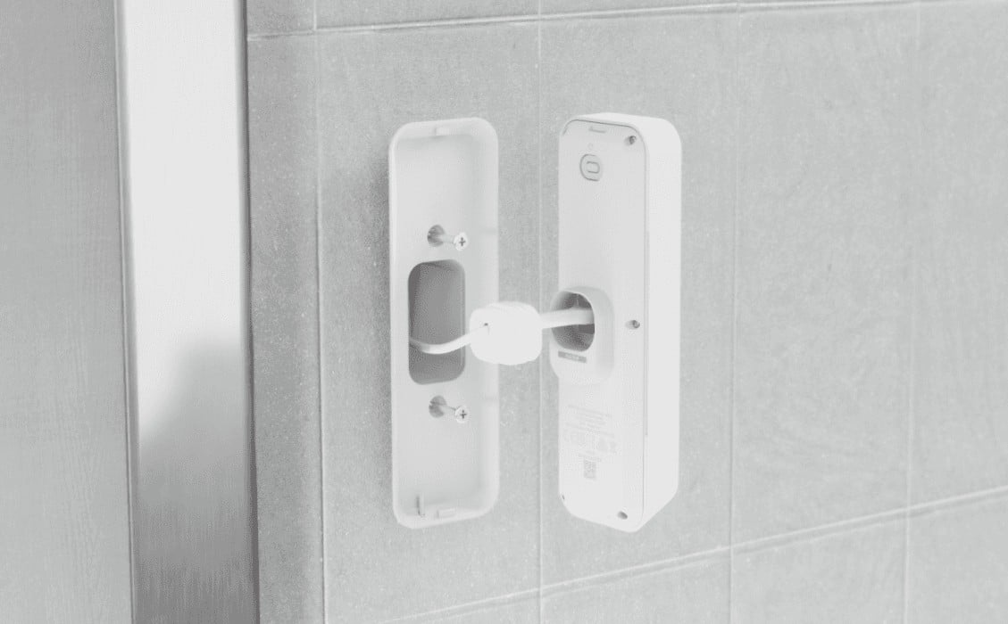 Ubiquiti UVC-G4-Doorbell-Pro-PoE-Kit-White – Sonerie video PoE inteligentă UniFi Protect cu cameră duală AI, Alb – Ubiquiti UVC-G4 Doorbell Pro PoE Kit-White