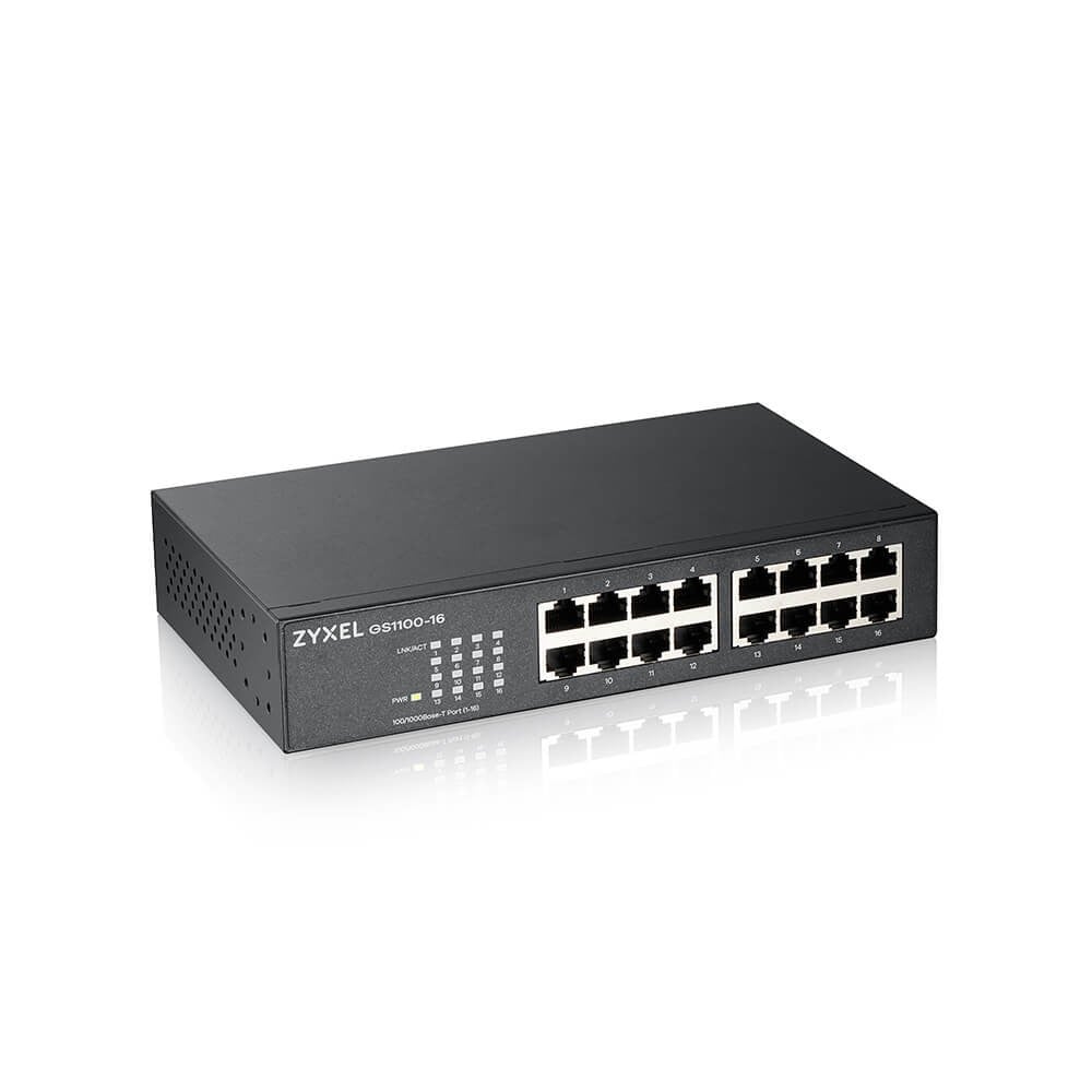 Zyxel GS1100-16 Fara management Gigabit Ethernet (10/100/1000)