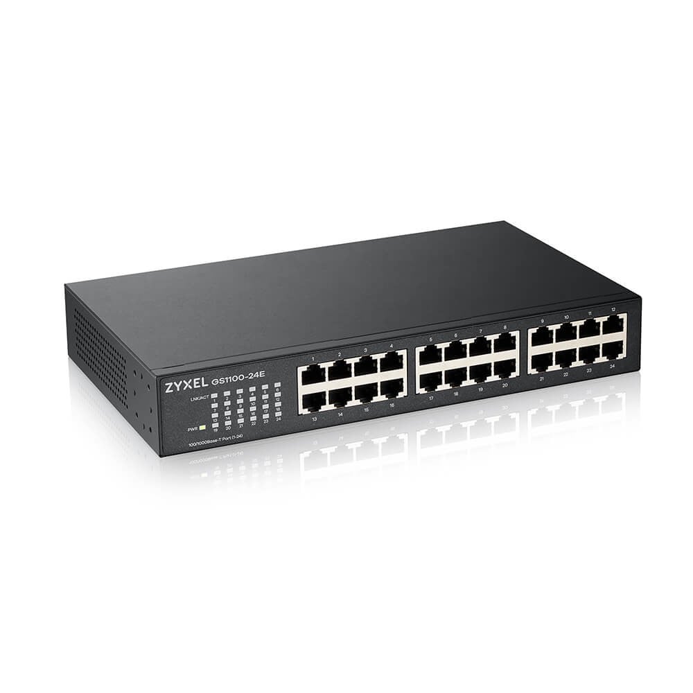 Zyxel GS1100-24E Fara management Gigabit Ethernet (10/100/1000) Negru