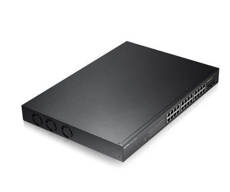 ZyXEL GS190024HPV2-EU0101F – Zyxel GS1900-24HP Gestionate Gigabit Ethernet (10/100/1000) 1U Negru Zyxel GS1900-24HP Gestionate Gigabit Ethernet (10/100/1000) 1U Negru – ZyXEL GS190024HPV2-EU0101F