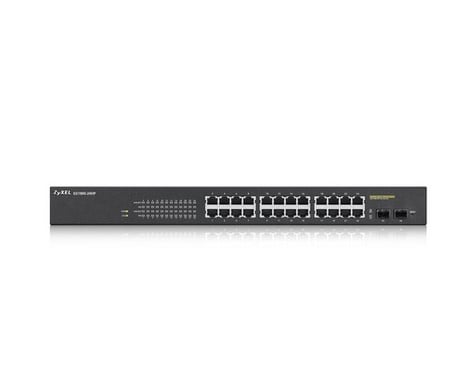ZyXEL GS190024HPV2-EU0101F – Zyxel GS1900-24HP Gestionate Gigabit Ethernet (10/100/1000) 1U Negru Zyxel GS1900-24HP Gestionate Gigabit Ethernet (10/100/1000) 1U Negru – ZyXEL GS190024HPV2-EU0101F