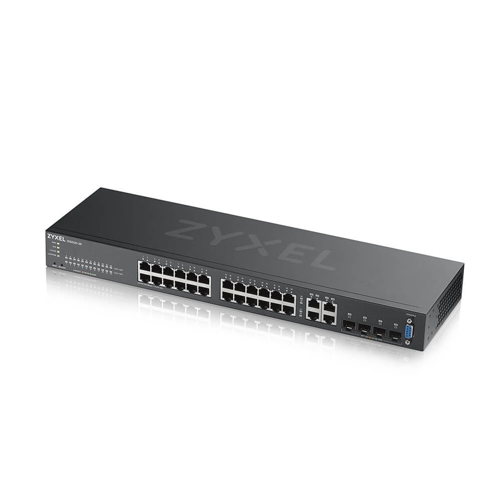 Zyxel GS2220-28-EU0101F switch-uri Gestionate L2 Gigabit Ethernet (10/100/1000) Negru – ZyXEL GS2220-28-EU0101F