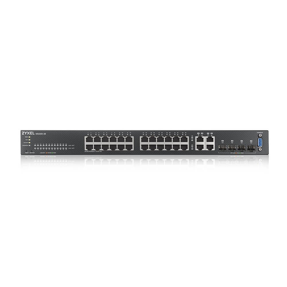 Zyxel GS2220-28-EU0101F switch-uri Gestionate L2 Gigabit Ethernet (10/100/1000) Negru – ZyXEL GS2220-28-EU0101F