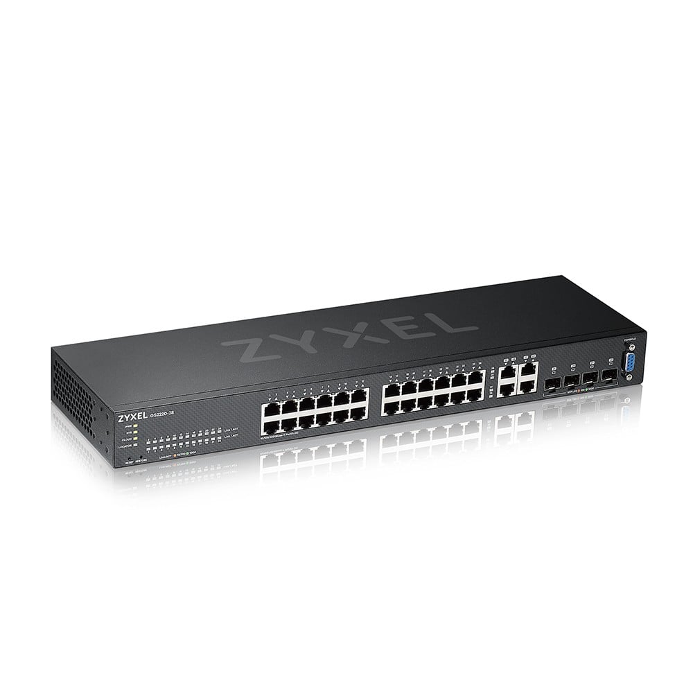 Zyxel GS2220-28-EU0101F switch-uri Gestionate L2 Gigabit Ethernet (10/100/1000) Negru – ZyXEL GS2220-28-EU0101F