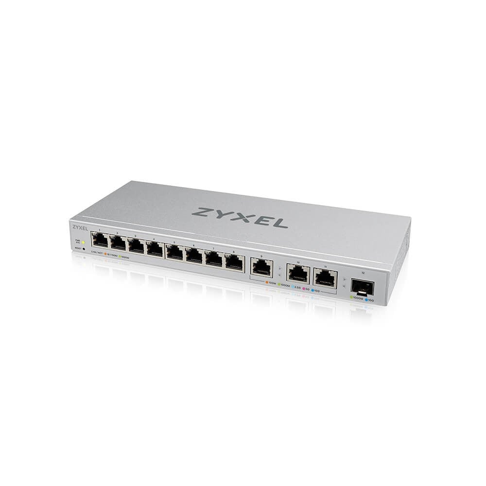 Zyxel XGS1250-12 Gestionate 10G Ethernet (100/1000/10000) Gri – ZyXEL XGS1250-12-ZZ0101F