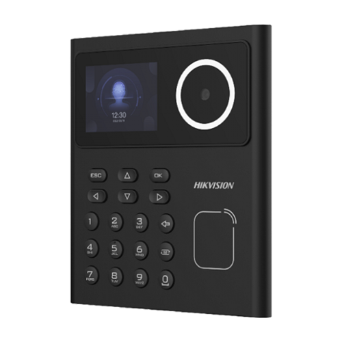 Terminal standalone control acces cu recunoastere faciala, Card MIFARE si PIN, camera 2MP, ecran LCD color 2.4 inch - HIKVISION DS-K1T320MWX