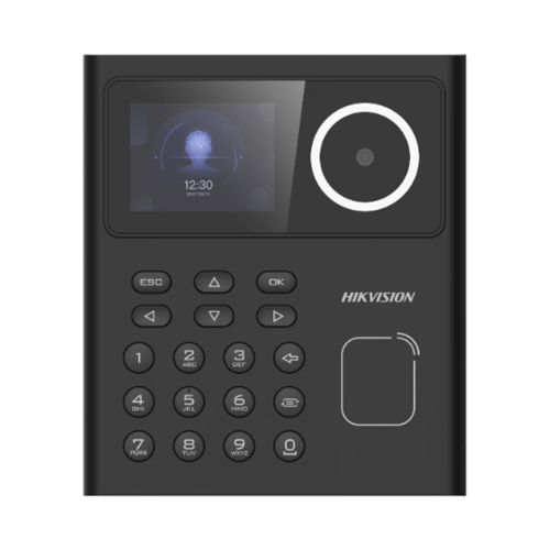 Terminal standalone control acces cu recunoastere faciala, Card MIFARE si PIN, camera 2MP, ecran LCD color 2.4 inch - HIKVISION DS-K1T320MWX