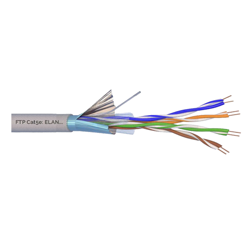 Cablu FTP, cat 5E, CUPRU 100%, 305m ELN-FTP-5E-CU