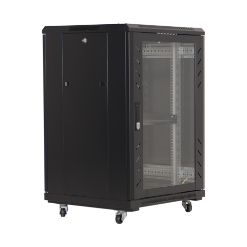 Rack podea 18U 19 600x800, negru - ASYTECH Networking ASY-18U-6080E