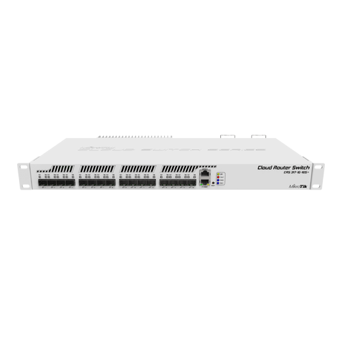 Management Switch 16 x SFP+ 10Gbps, 1 x Gigabit - Mikrotik CRS317-1G-16S+RM