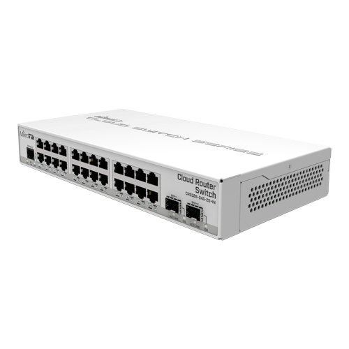 Management Switch 24 x Gigabit, 2 x SFP+ - Mikrotik CRS326-24G-2S+IN