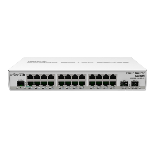 Management Switch 24 x Gigabit, 2 x SFP+ - Mikrotik CRS326-24G-2S+IN