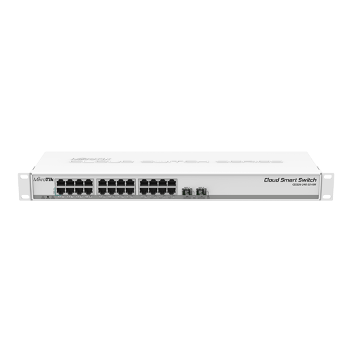 Smart Management Switch, 24 x Gigabit, 2 x SFP+ 10Gbps - Mikrotik CSS326-24G-2S+RM