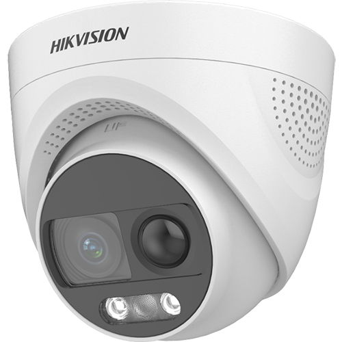 ColorVu - Camera Analog 4K cu PIR 11 m, lentila 2.8mm, WL 20 m, Audio, Alarma, IP67 - HIKVISION DS-2CE72UF3T-PIRXO-2.8mm